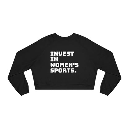 Invest in Women's Sports Cropped Crewneck - Sweatshirt - She Got Next